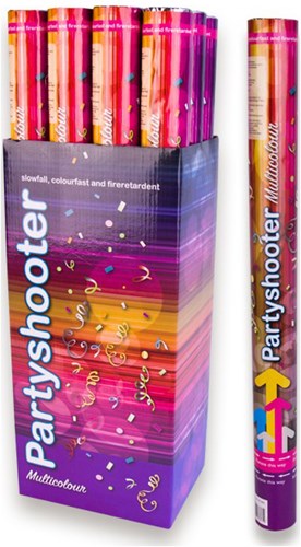 Party Popper Multi 60cm (brandveilig)