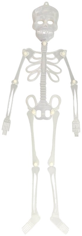 Deco Fluoriserend Skelet 75cm