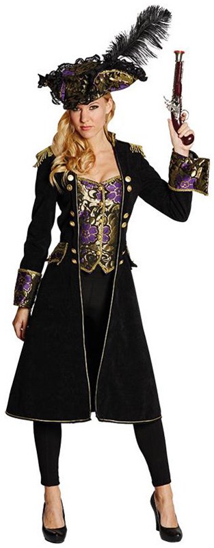 Damesjas Pirate/Markiezin Paars/Goud 