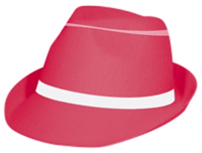 Gangster Hoed Neon Pink