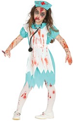 Halloweenkostuum Zombie Verpleegster voor meisjes 
