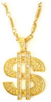 Pooierketting Luxe Dollar Goud