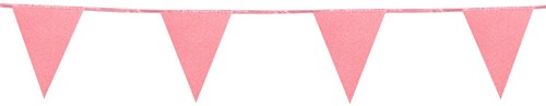 Glitter Vlaggenlijn Roségoud (6m)