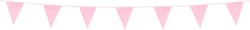Glitter Vlaggenlijn Licht Roze - 6m