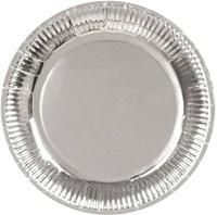 Bordjes Zilver 23cm - 6st