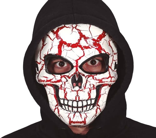 Masker Skull met Bloed - PVC