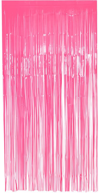 Deurgordijn Folie Neon Roze - 2x1mtr