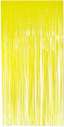 Deurgordijn Folie Neon Geel - 2x1mtr 