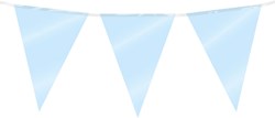 Vlaggenlijn Metallic Baby Blauw - 10m