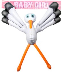Opblaasbare Raam Ooievaar (75cm)