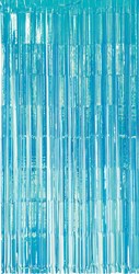 Deurgordijn Folie 2x1mtr Turquoise