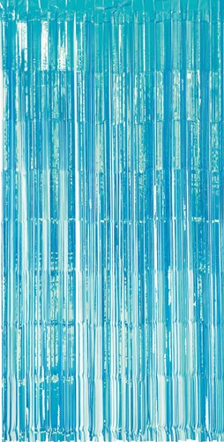 Deurgordijn Folie 2x1mtr Turquoise