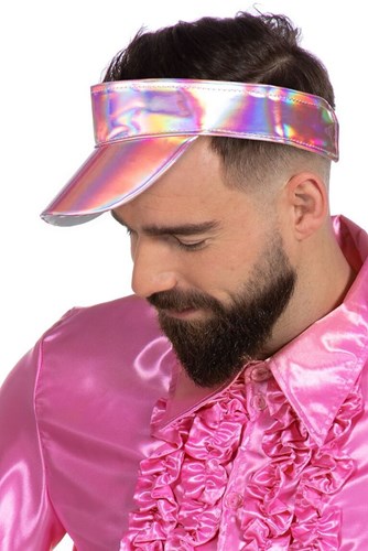Roze Zonneklep Metallic