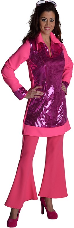 Hippie Broek Dames Pink (1)