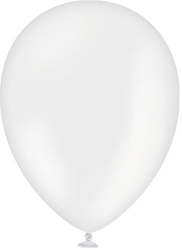 Ballonnen Wit 30cm - 10st
