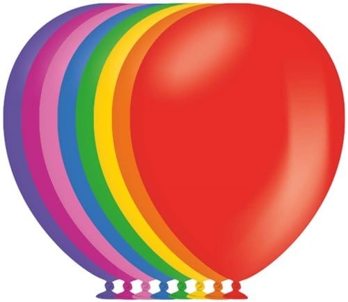 Ballonnen Multi 30cm - 10st