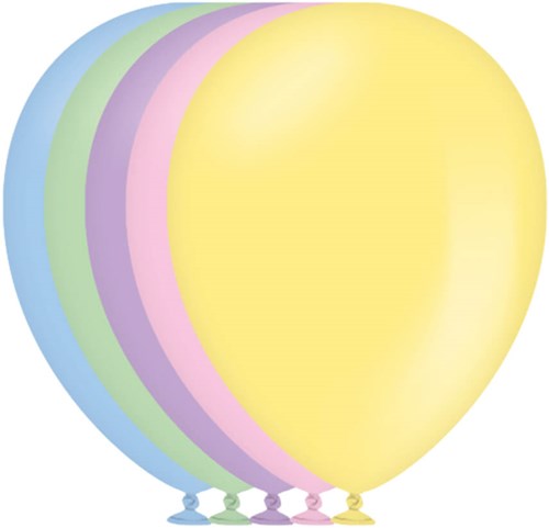 Ballonnen Pastel Mix 30cm - 25st