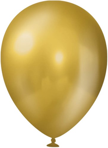Ballonnen Metallic Goud 30cm - 50st