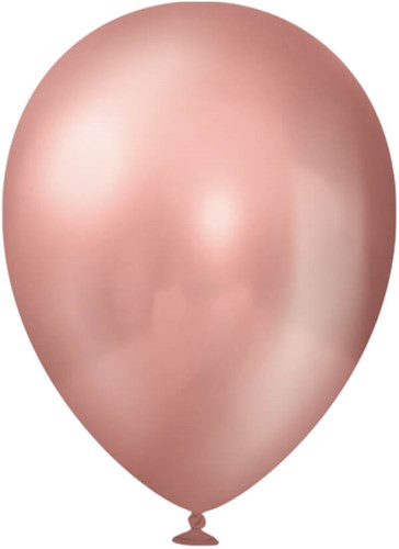 Ballonnen Metallic Rose Goud 30cm - 25st