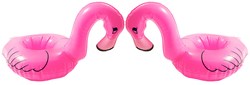 Opblaasbare Bekerhouder Flamingo 25x15cm - 2st