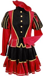 Dames Pietenpak Murcia Zwart/Rood 