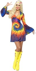 Hippie Jurkje Tie Dye voor dames