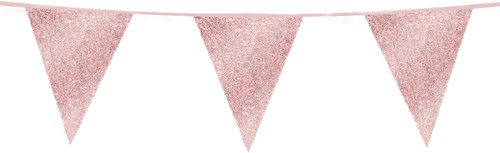 Glitter Vlaggenlijn Baby Rose - 6m