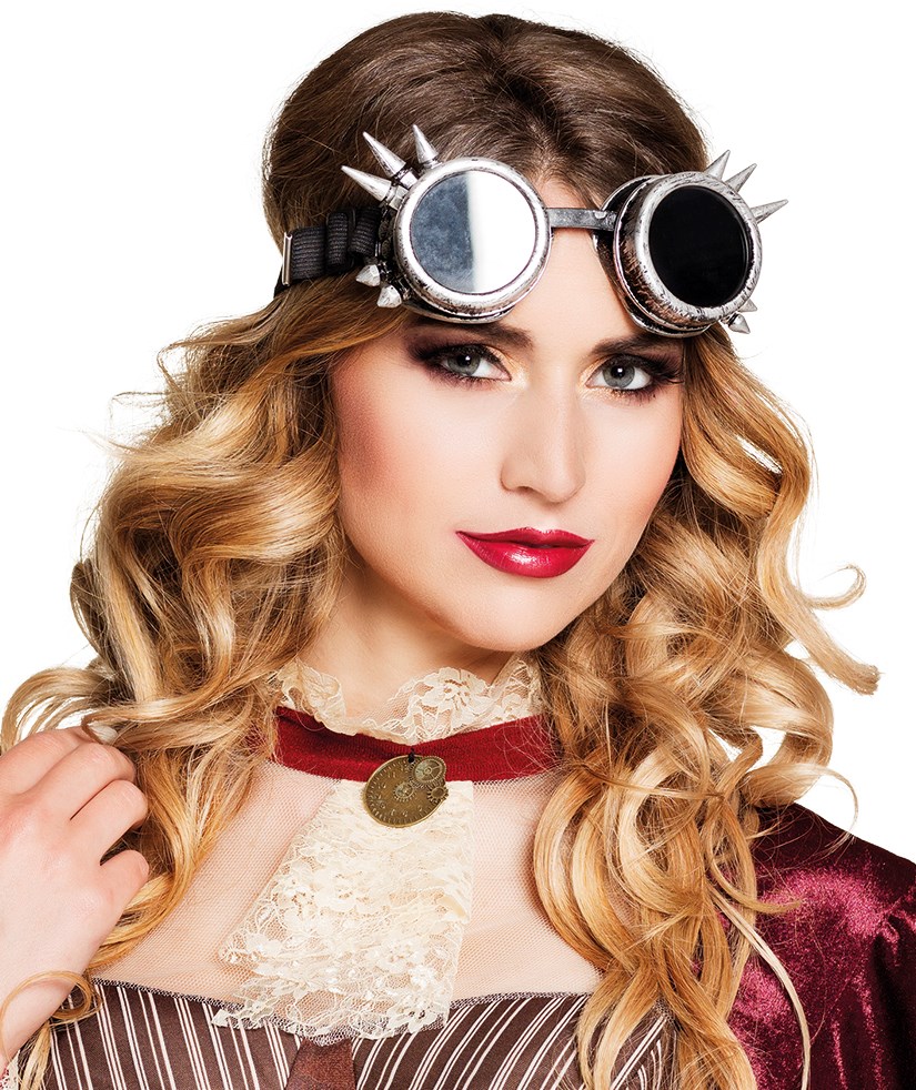Bril steampunk kaleidoscoop metalic