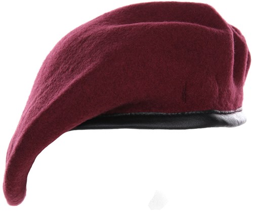 Legerbaret Bordeaux Rood