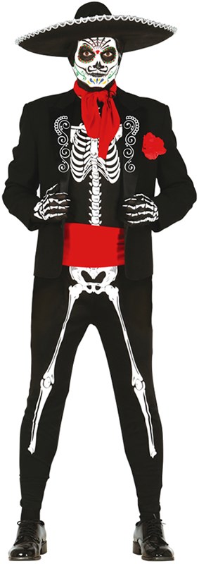 Kostuum Mexicaans Skelet - Day of the Dead