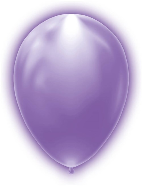 LED Ballonnen Paars (5 stuks)