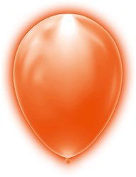 LED Ballonnen Oranje (5 stuks) 