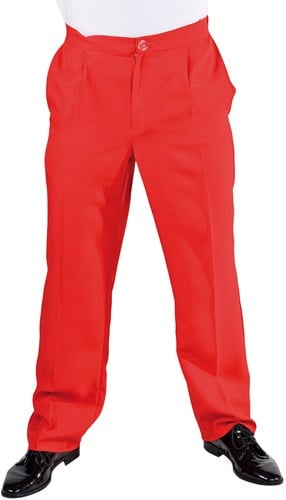 Broek Klassiek Luxe Rood