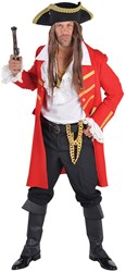 Heren Piratenjas Rood