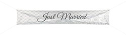 Spandoek Just Married - 300x60cm