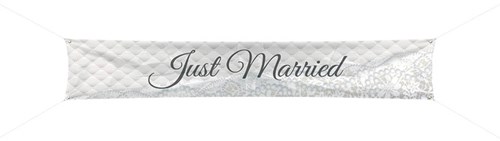 Spandoek Just Married - 300x60cm