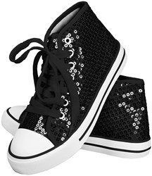 Pailletten Sneakers Zwart