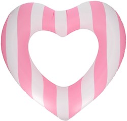 Opblaasbare Fotolijst Hart Roze/Wit - 75cm