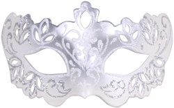 Mini Decoratie Venetiaans Oogmasker Zilver