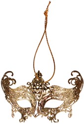Venetiaans Masker Mini Hanger Goud