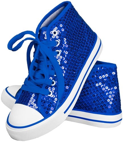 Pailletten Sneakers Blauw