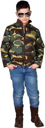 Camouflage Leger Jasje voor kinderen