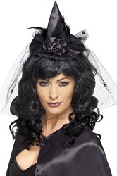 Diadeem met Mini Heksenhoed Luxe