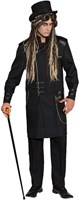 Herenjas Steampunk Zwart Luxe