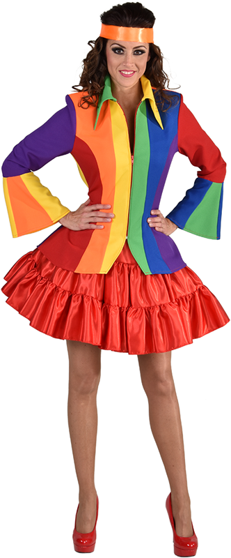Dames Blazer Rainbow Luxe
