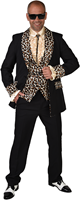 Pooier Colbert Zwart-Panter voor heren - Jaren 50 (2)