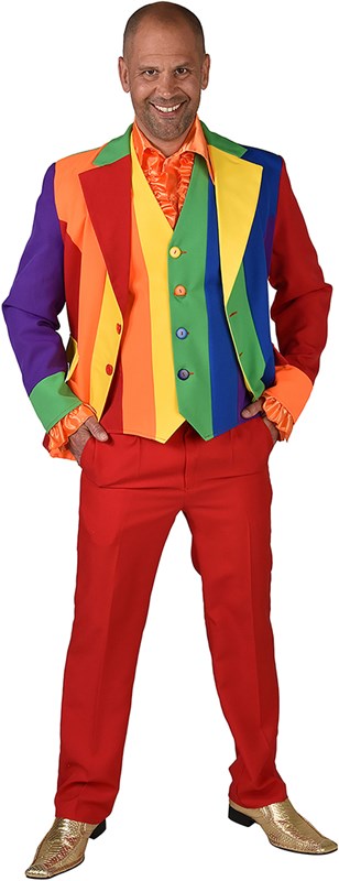 Heren Vestje Rainbow met Heren Colbert Rainbow