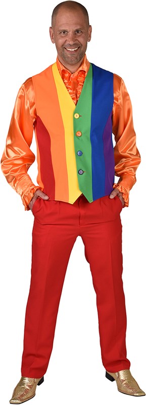 Heren Vestje Rainbow