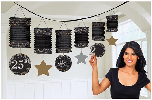Leeftijd Slinger Met Lampion Sparkling Celebrations - 365cm