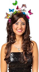 Diadeem Vlinders Multi